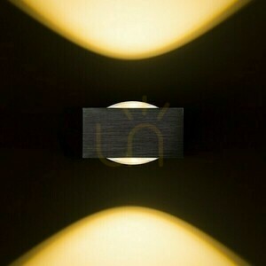 Utomhusvägglampa Korso Ii Svart Anodiserad 230 V Led 2x3 W 120° Ip54 3000 K small 2