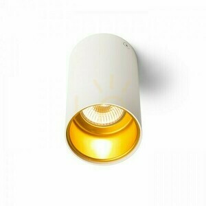 Rendl TUBA CEILING R12745 taklampa, matt vit/guld, GU10 7 W small 1