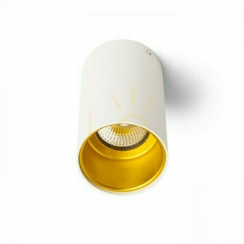 Kontrollera Downlight Taklampa Matt Vit/Guld 230 V Gu10 35 Watt.