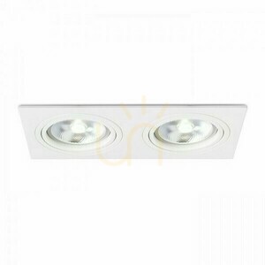 Pasadena G53 Sq Ii Vit 12 V 2x50 W infälld armatur. small 4