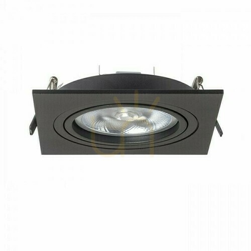 Kontrollera Pasadena G53 Sq I Svart 12 volt 50 watt infälld armatur.