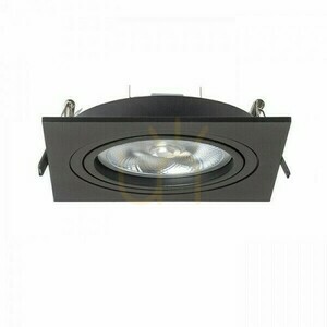 Pasadena G53 Sq I Svart 12 volt 50 watt infälld armatur. small 2