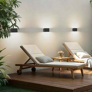 Utomhusvägglampa CHOIX 175 antracit LED 10 W IP54 3000 K R12691 Rendl small 1