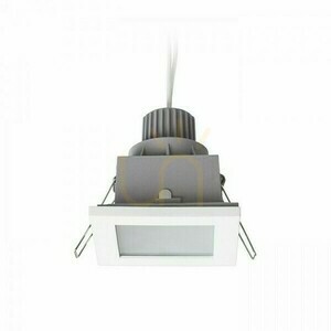 Infälld armatur Leroy Sq Vit 12 V Gu5.3 35 W Ip44 small 1