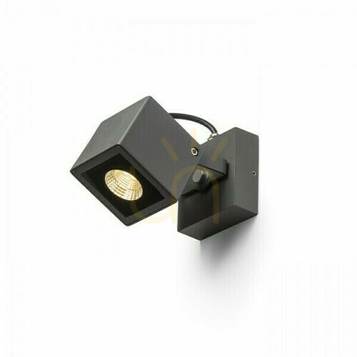 Kontrollera Vägglampa Bora vägglampa Antracit 230 V Led 6 W 44° Ip54 3000 K