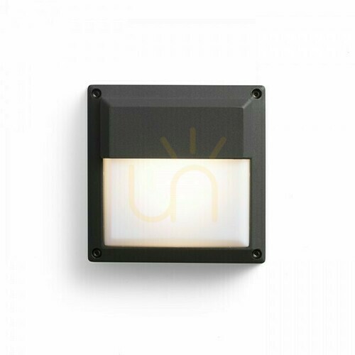 Kontrollera Vägglampa Delta 145 vägglampa Antracit 230 V Gx53 9 W ip54