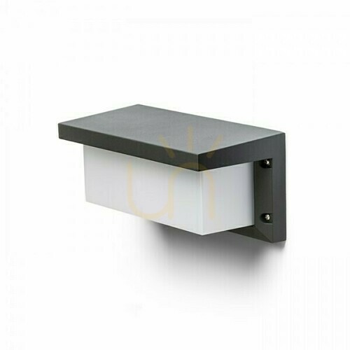 Kontrollera Rendl HIDE RC utomhusvägglampa antracit E27 15 W IP54