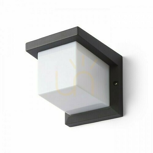 Kontrollera Vägglampa Hide Sq vägglampa Antracit 230 V E27 13 W Ip44