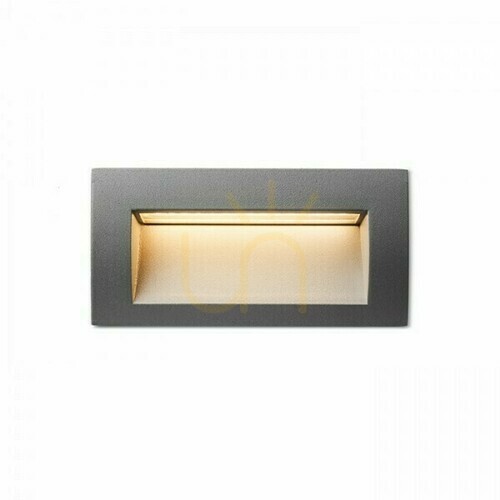 Kontrollera Gordiq L Antracit infälld utomhusarmatur 230 V Led 3 W Ip65 3000 K