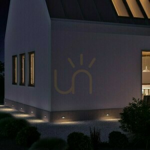 Gordiq L Antracit infälld utomhusarmatur 230 V Led 3 W Ip65 3000 K small 3