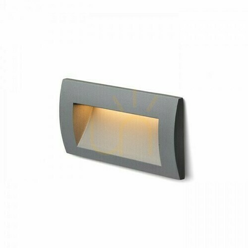 Kontrollera Gordiq L Antracit infälld utomhusarmatur 230 V Led 3 W Ip65 3000 K