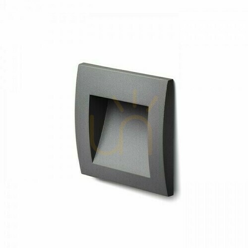 Kontrollera Gordiq S Antracit infälld utomhusarmatur 230 V Led 1,5 W Ip65 3000 K