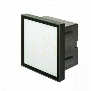 Dejavu Sq 14 Infälld utomhusarmatur Svart 230 V Led 6 W Ip65 3000 K small 2