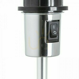 Gardette bordslampa svart / aluminium 230 V E27 max. 15 W small 3