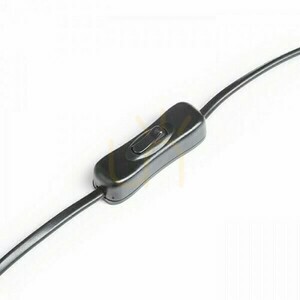 Rendl Esplanade transparent svartvit krom bordslampa E27 15 W R12484 small 4