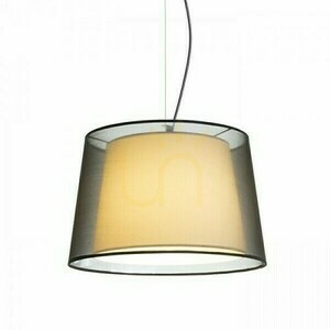 Esplanade Pendellampa Transparent Svart/Vit Krom 230 V E27 42 W. small 0