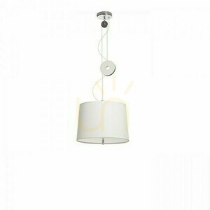 Levita Pendellampa Justerbar Vit Krom 230 V E27 42 W. small 2