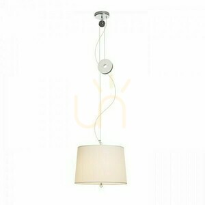 Levita Pendellampa Justerbar Vit Krom 230 V E27 42 W. small 0