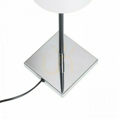 Kontrollera Rendl Lulu bordslampa vit/svart krom E27 8 W R12464