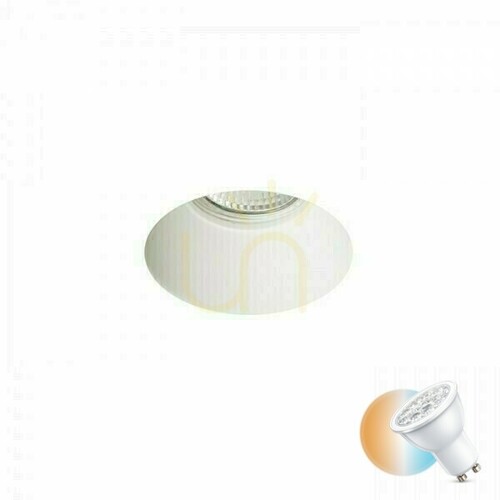 Kontrollera Infälld armatur Dag R 83 Gypsum 230 V Gu10 35 W.