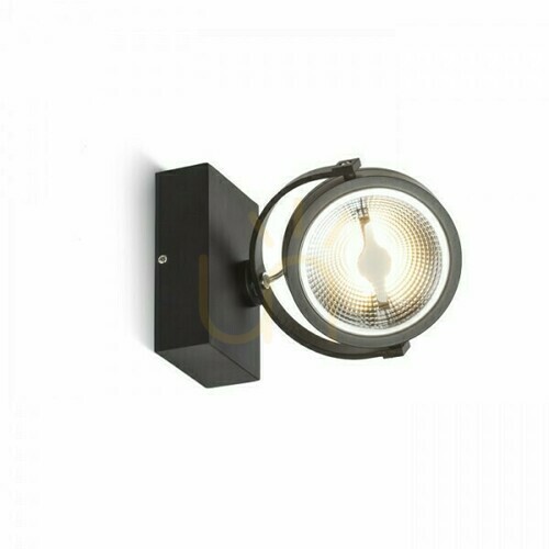 Kontrollera Vägglampa Kelly LED I svart 230 V 12 W 24° 3000 K