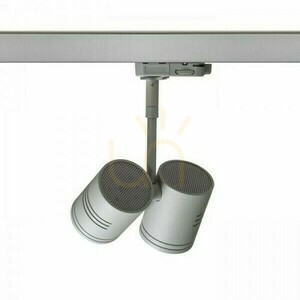 Beeba Ii Spotlight för 3-fas Silver Gray Rail 230 V Gu10 2x35 W. small 2