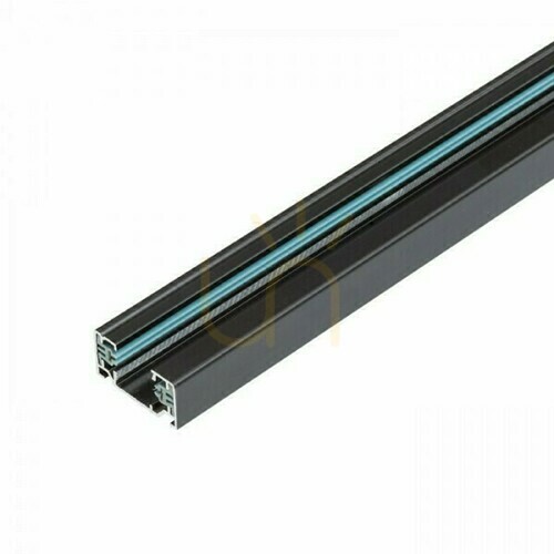 Kontrollera Rendl 1F R12255 enfas belysningsskena, svart, 1 m, 230 V