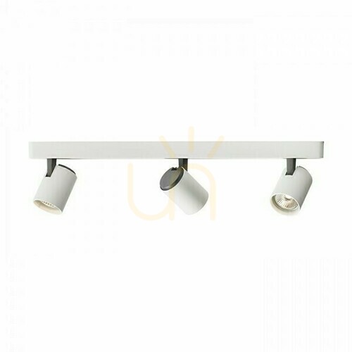 Kontrollera Dugme Iii Utanpåliggande lampa Vit/Antracit 230 V Gu10 3x35 W.