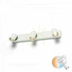 Dugme Iii Utanpåliggande lampa Vit/Antracit 230 V Gu10 3x35 W. small 0