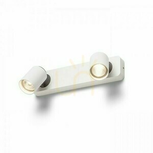 Dugme Ii Utanpåliggande lampa Vit/Antracit 230 V Gu10 2x35 W. small 5