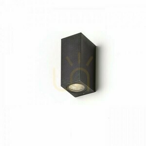 Utomhus vägglampa Kubi Ii Antracit 230 V Led 2x3 W 56° Ip54 3000 K small 0