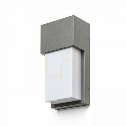 Kontrollera Vägglampa Chicago vägglampa Antracit 230 V E27 18 W Ip44