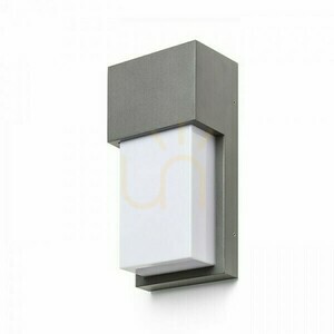 Vägglampa Chicago vägglampa Antracit 230 V E27 18 W Ip44 small 0