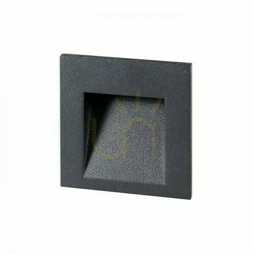 Kontrollera Infälld utomhusarmatur Tess Sq Antracit 230 V Led 3 W Ip54 3000 K