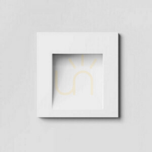 Infälld utomhusarmatur Tess Sq Vit 230 V Led 3 W Ip54 3000 K small 1