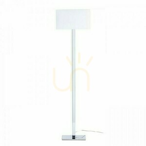 Plaza Golvstående lampa Vit krom 230 V E27 42 W. small 1
