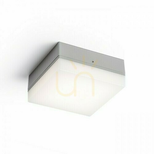 Kontrollera Plafonds Utomhusglasögon Utanpåliggande Silvergrå 230 V Led 5 W Ip54 3000 K