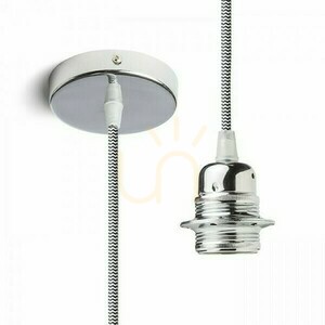 Skärm, Lampskärm Elisa Hängande Set Chp+C/Bk+Cho 230 V E27 28 W. small 0