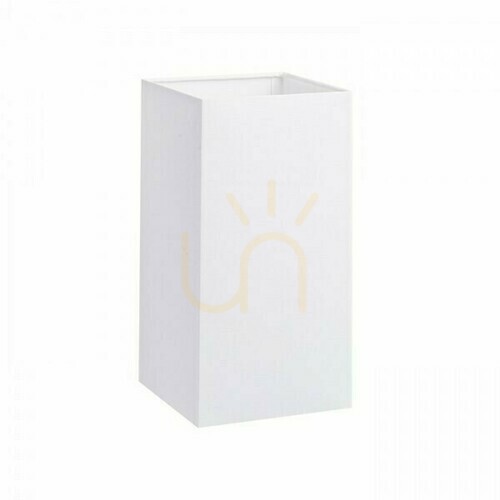 Kontrollera Lampskärm, Tempo 15/30 Polycotton Vit/Vit Pvc Max lampskärm. 28 W