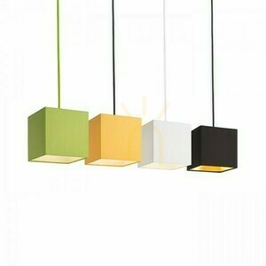 Rendl TEMPO 15/15 vit polycotton / vit PVC E27 lampskärm R11814 small 3
