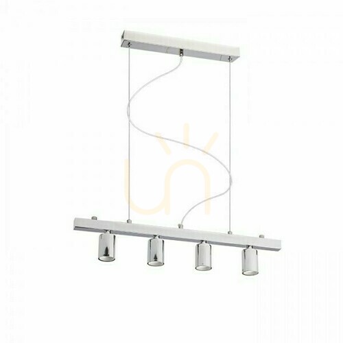 Kontrollera Lampskärm, Lampskärm Rallong Iv Pendel Sockel Krom 230 V E27 4x42 W.