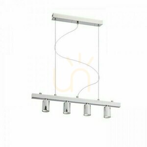 Lampskärm, Lampskärm Rallong Iv Pendel Sockel Krom 230 V E27 4x42 W. small 0