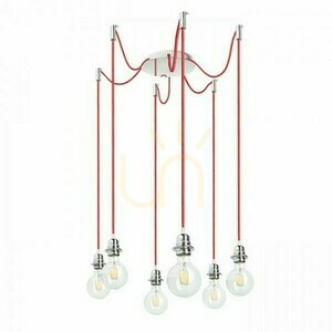 Skärm, Lampskärm Kombix 6 Hängande Set Chp+Czk+Cho 230 V E27 6x28 W. small 0