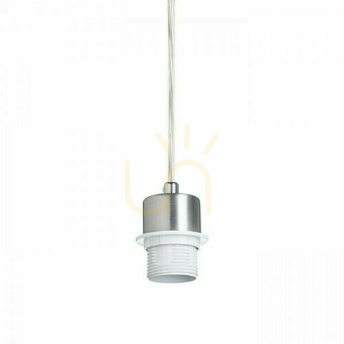 Kontrollera Rendl MORE 60 R11774 upphängning för tre lampskärmar, matt nickel, 60 cm, 3×E27