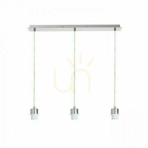 Kontrollera Lampskärm, Lampskärm More 60 Takpendel Sockel Nickel Matt 230 V E27 3x42 W.