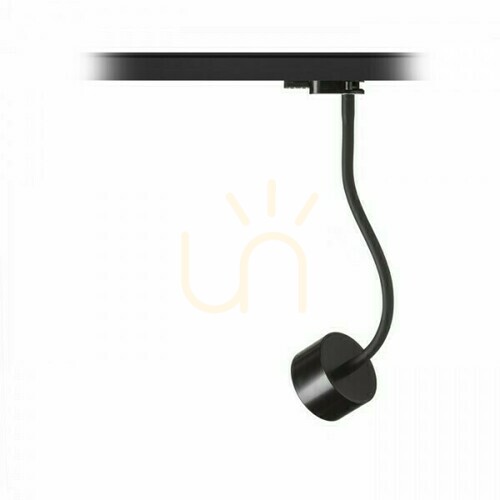 Kontrollera Pixie Spotlight på flexibel arm för 3-fas skena svart 230 V Led Gx53 7 W.