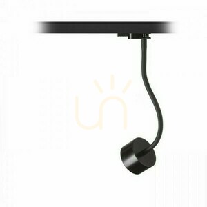 Pixie Spotlight på flexibel arm för 3-fas skena svart 230 V Led Gx53 7 W. small 2
