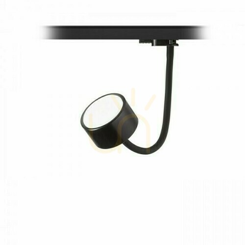 Kontrollera Pixie Spotlight på flexibel arm för 3-fas skena svart 230 V Led Gx53 7 W.