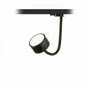 Pixie Spotlight på flexibel arm för 3-fas skena svart 230 V Led Gx53 7 W. small 0