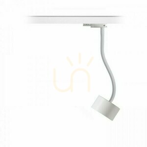 Pixie Spotlight på flexibel arm för 3-fas skena vit 230 V Led Gx53 7 W. small 2